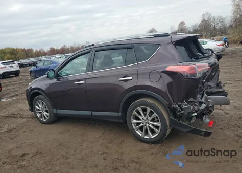 2017 Toyota Rav4 Limited z USA, uszkodzony, nr VIN 2T3DFREV8HW602192